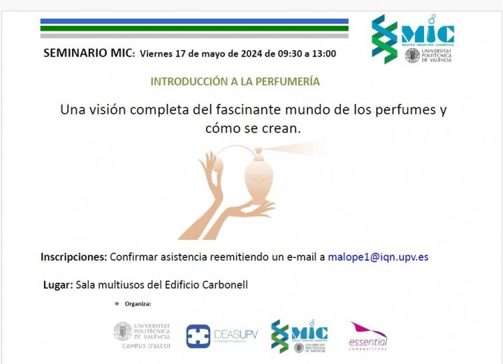 SEMINARIO MIC: EL MUNDO DE LOS PERFUMES